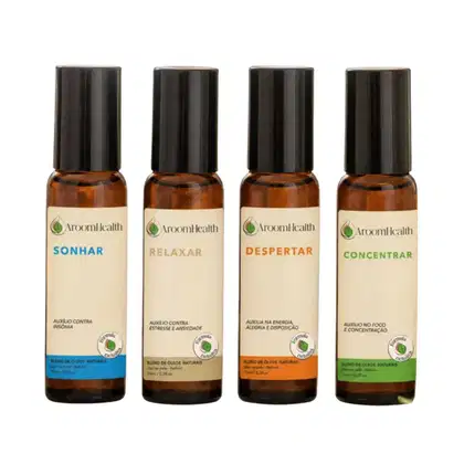 Imagem do produto Kit 4 blends de óleos essenciais - Concentrar, Despertar, Relaxar e Sonhar roll-on - 10 ml cada
