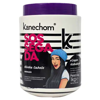 Imagem do produto Kanechom Sossegada Máscara Capilar Iluminadora Alinha Cabelo Vegano 1kg