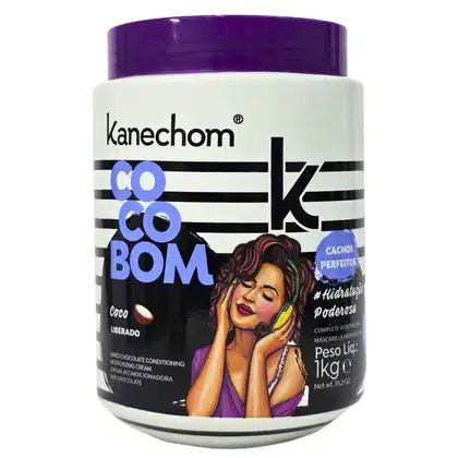 Imagem do produto Kanechom Coco Bom Creme de Tratamento Capilar Reconstrutor Vegano 1kg