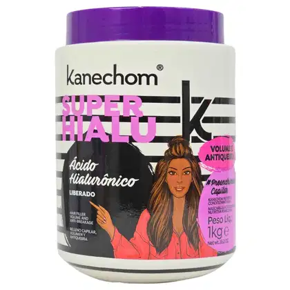 Imagem do produto Kanechom Super Hialu Máscara Capilar Nutritiva Ácido Hialurônico Vegano 1kg
