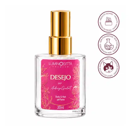 Imagem do produto Perfume Desejo Body & Hair 30ml Andreza Goulart Luminosittà