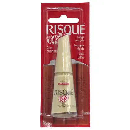 Imagem do produto Risque Kit Kat Esmalte Metálico Meu Wafervorito Blister 8ml
