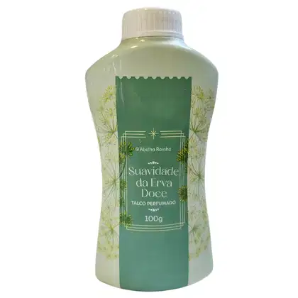 Imagem do produto Abelha Rainha Talco Perfumado Multiuso Suavidade da Erva Doce 100g