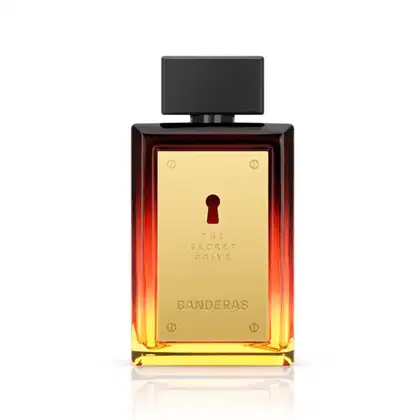 Frasco do perfume masculino Secret Privé Banderas.