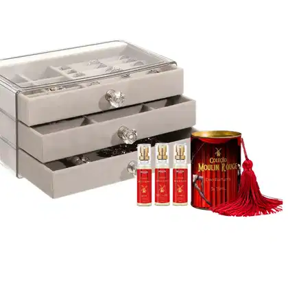 Imagem do produto Presente feminino perfumes e porta jóias  Moulin Rouge