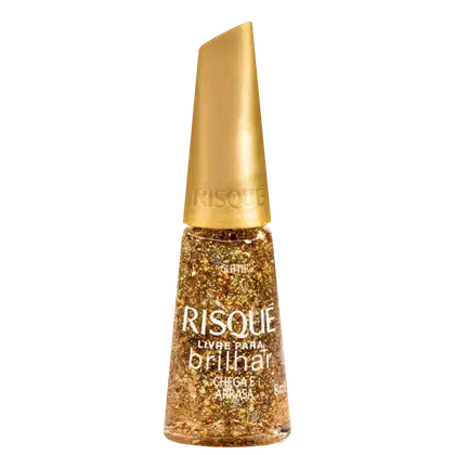 Imagem do produto Risqué Livre Para Brilhar Chega E Arrasa - Esmalte Glitter 8ml