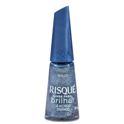 Imagem do produto Risqué Livre Para Brilhar Já Acordo Divando - Esmalte Metálico 8ml
