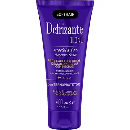 Imagem do produto Soft Hair Super Liso Blond - Defrizante Modelador 400ml