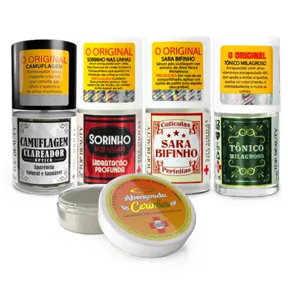 Imagem do produto Kit Cronograma Hidratação Para Unhas Top Beauty (5 Itens)
