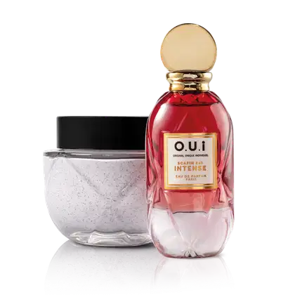 Imagem do produto Combo Scapin 245 Intense Eau De Parfum 75ml + Rouge Luxe Esfoliante Corporal 200g