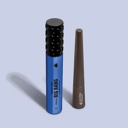 Imagem do produto Combo Delineador de Olhos Líquido Pretolino 2,5ml + Máscara Resistente à Água 10g