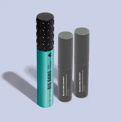 Imagem do produto Combo Máscara de Cílios 10g + Máscara Para Sombrancelhas Escurete 3,5g + Máscara Para Sombrancelhas Clarete 3,5g