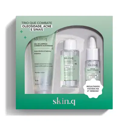 Imagem do produto Kit Mini Combate Oleosidade Skin.q (3 itens)