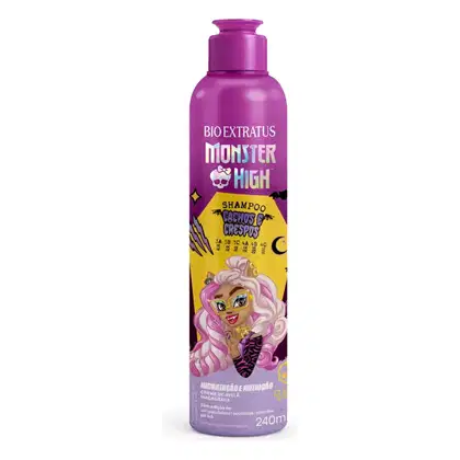 Imagem do produto Shampoo Infantil Bio Extratus Monster High Cachos 240ml