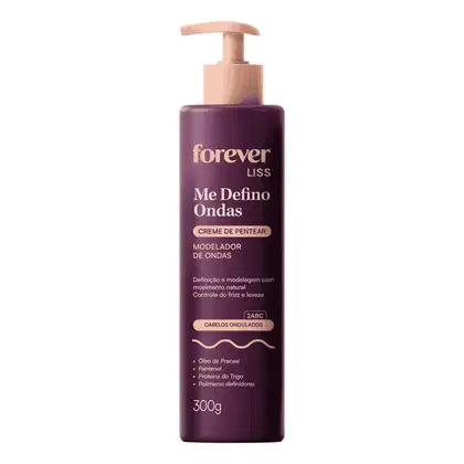 Imagem do produto Creme de Pentear Forever Liss Me Defino Ondas 300g Modelador