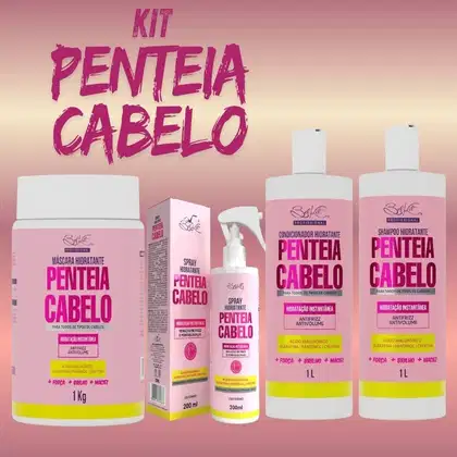 Imagem do produto KIT PENTEIA CABELO BELKIT C/4