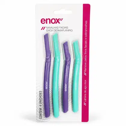 Imagem do produto Kit Navalhas Faciais Enox Dermaplaning 4un Cód.2360