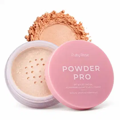 Imagem do produto Pó Solto Facial Ruby Rose Powder Pro Ps50 Hb-m400-5 10g
