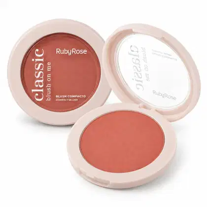 Imagem do produto Blush Compacto Ruby Rose Classic Blush On Me Coral Charm Hb-m11-1 5g