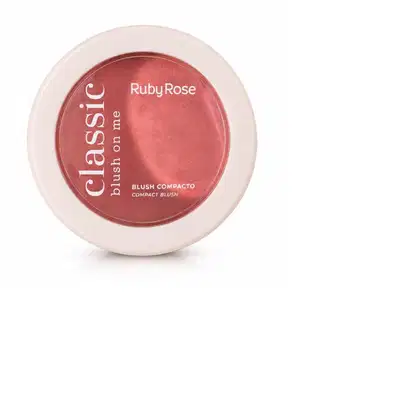 Imagem do produto Blush Compacto Ruby Rose Classic Blush On Me Nude Shyness Hb-m11-3 5g