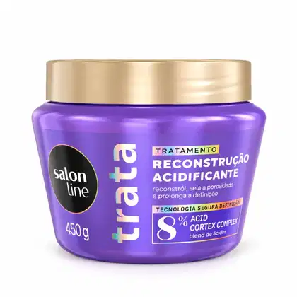 Imagem do produto Máscara De Tratamento Salon Line Trata Reconstrução Acidificante Acid Cortex Complex 450g