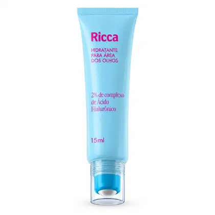 Imagem do produto Hidratante Para Área Dos Olhos Ricca 2% De Complexo De Ácido Hialurônico 15ml