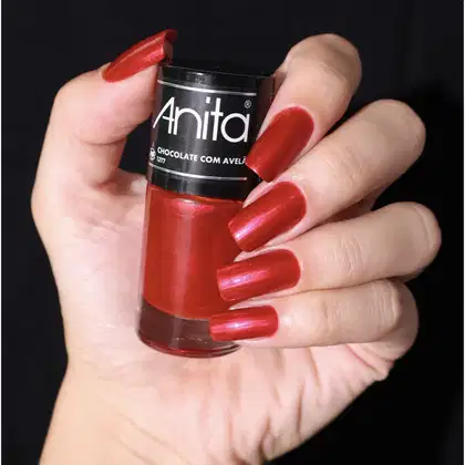 Imagem do produto ESMALTE ANITA CAFÉ COM A BAGGIO 10ML TOM:CHOCOLATE COM AVELA