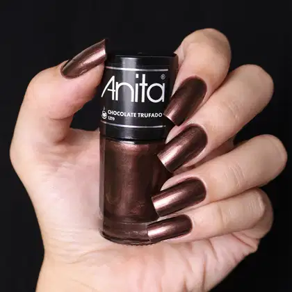 Imagem do produto ESMALTE ANITA CAFÉ COM A BAGGIO 10ML TOM:CHOCOLATE TRUFADO