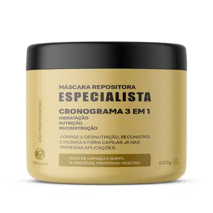 Imagem do produto Máscara Repositora Especialista Trihair 500g - Cronograma 3 em 1