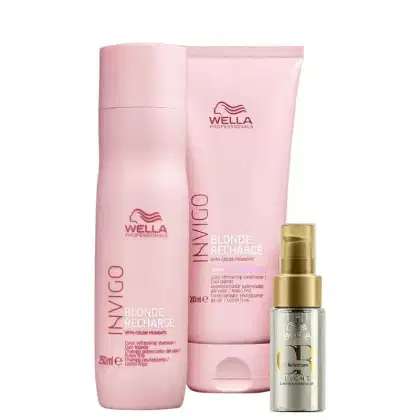 Imagem do produto Kit Wella Professionals Invigo Blonde Recharge Trio (3 Produtos)