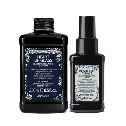 Imagem do produto Kit Davines Heart of Glass - Shampoo 250ml + Restoring Mask 90ml