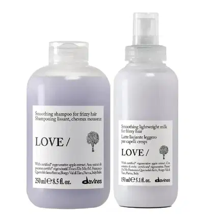 Imagem do produto Kit Davines Love Smoothing - Shampoo 250ml + Lightweight Milk 150ml