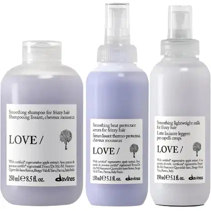 Imagem do produto Kit Davines Love Smoothing - Shampoo 250ml + Sérum Frizzy & Lightweight Milk 150ml