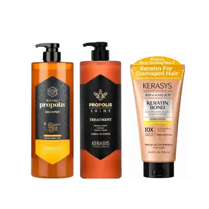 Imagem do produto Kerasys Duo Propolis (Sh Cond 1L)+Máscara  Deep Repair 300ml
