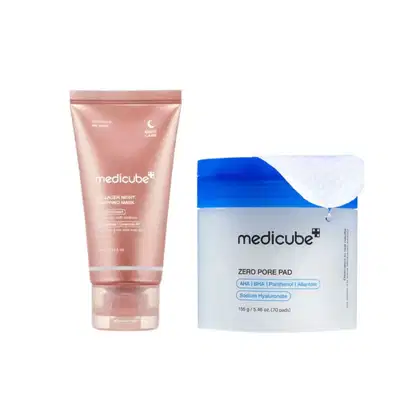 Imagem do produto Medicube Máscara Facial Noturna 75ml+Pads de Skincare 70 un