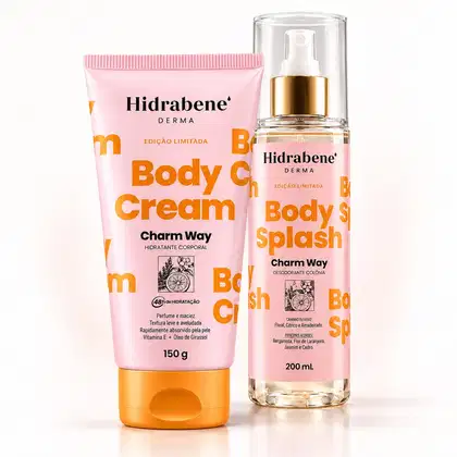 Imagem do produto Kit Corporal Hidrabene com Hidratante Body Cream + Body Splash Perfumado Fragrância:1 - Charm Way
