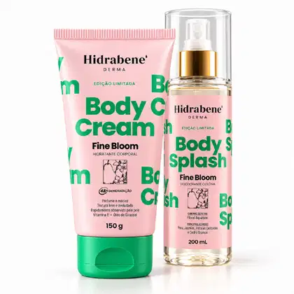 Imagem do produto Kit Corporal Hidrabene com Hidratante Body Cream + Body Splash Perfumado Fragrância:2 - Fine Bloom