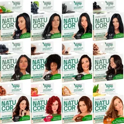 Imagem do produto Embelleze Natucor 6.66 Vermelho Cereja - Coloração 18g