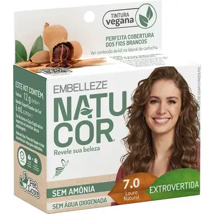 Imagem do produto TINTURA NATUCOR TOM:7.0 - LOURO NATURAL