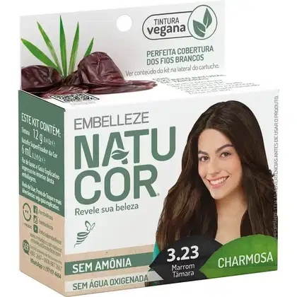 Imagem do produto Embelleze Natucor 3.23 Marrom Tâmara - Coloração 18g