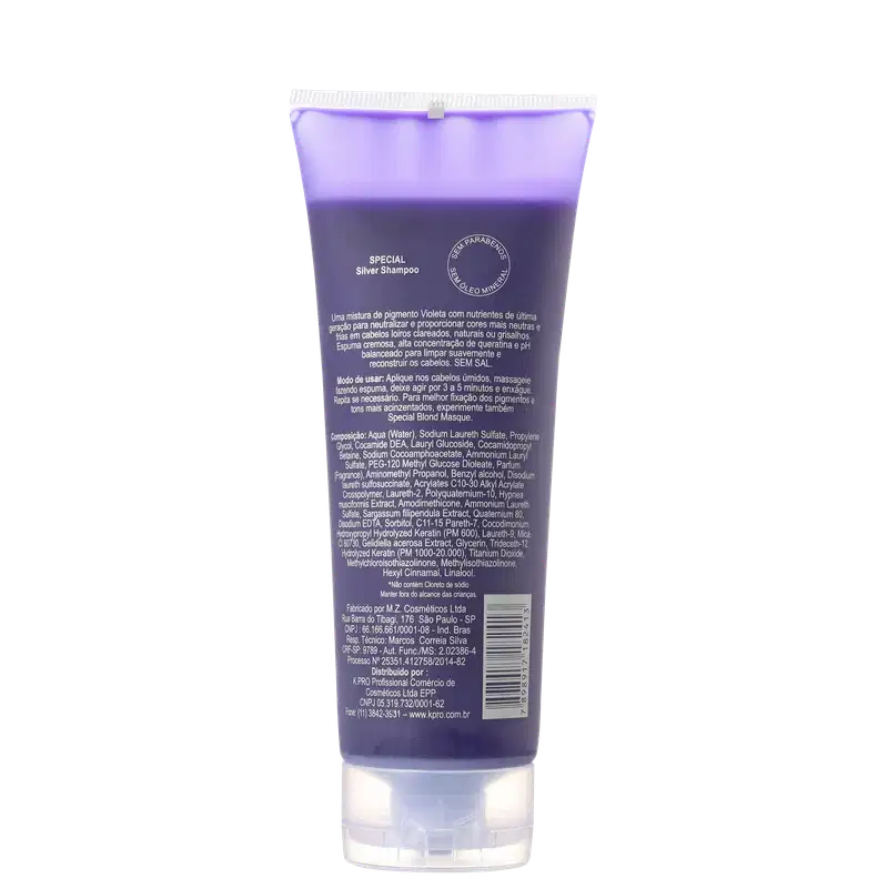 K.Pro Special Silver - Shampoo Desamarelador 240ml