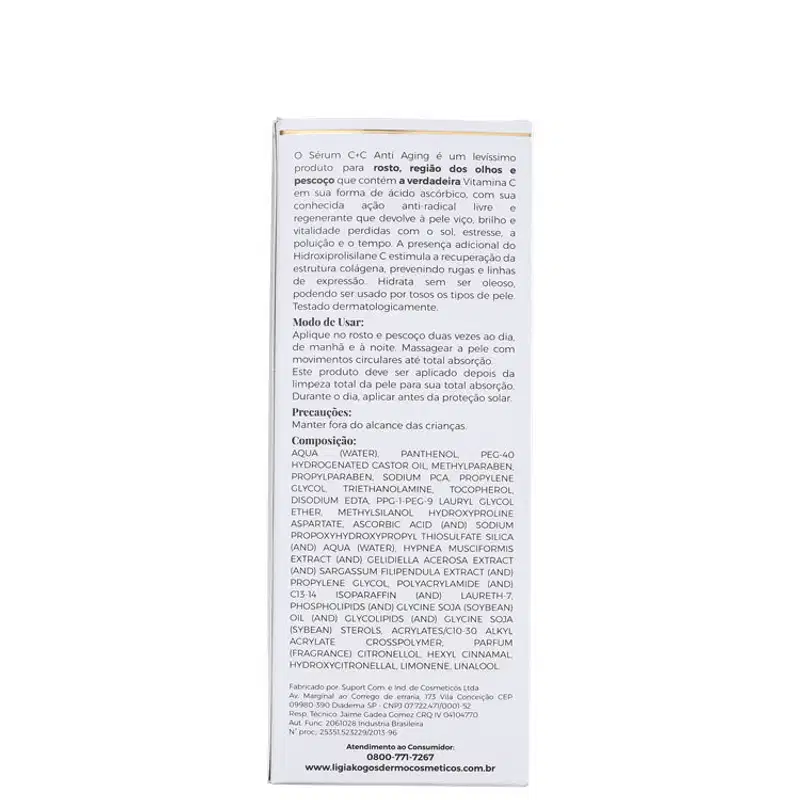 Ligia Kogos C+C Face - Sérum Anti- Idade 30ml