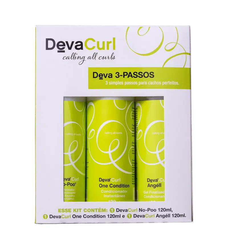 Kit Deva Curl Curly Mini Transformação (3 Produtos)