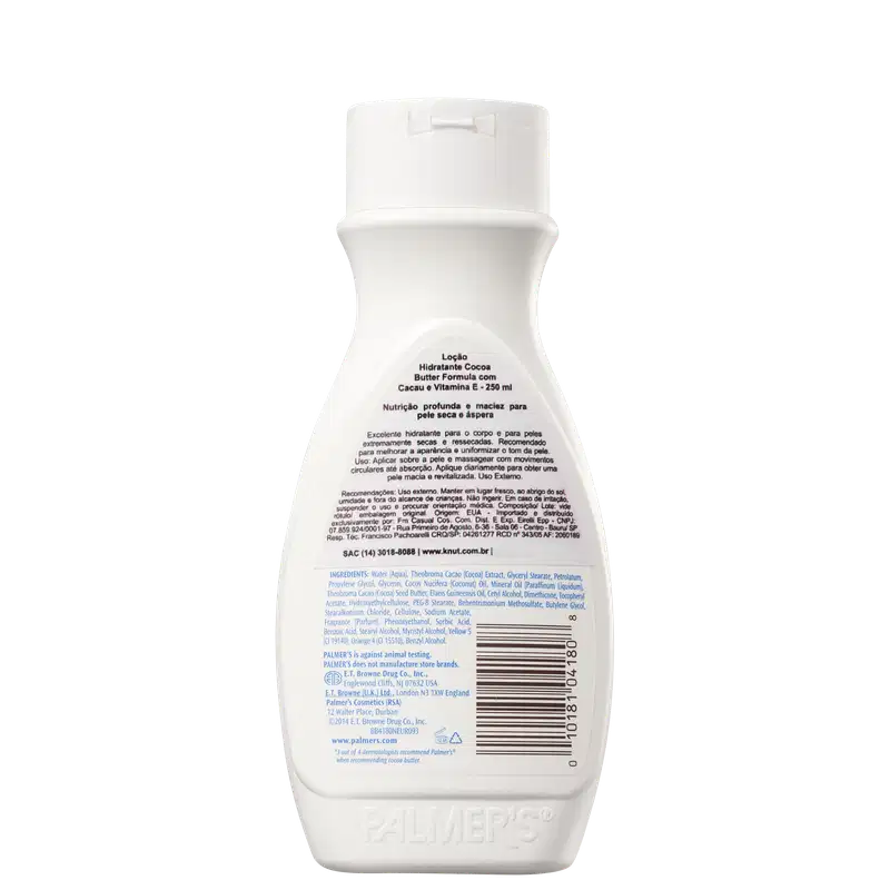 Palmer's Cocoa Butter Formula Softens, Smoothes & Relieves Dry Skin - Loção Hidratante Corporal 250ml
