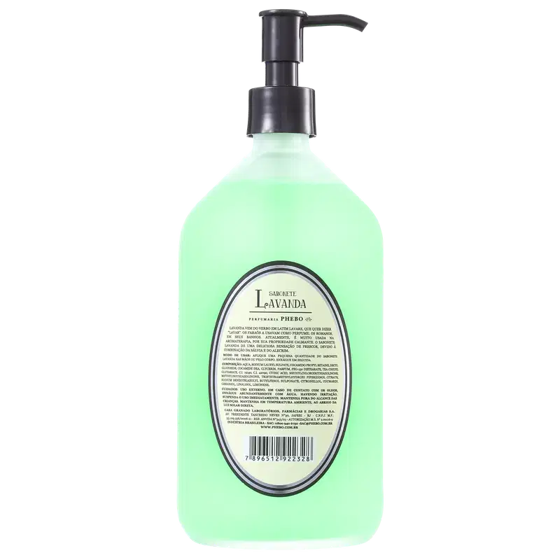 Perfumaria Phebo Lavanda - Sabonete Líquido 500ml