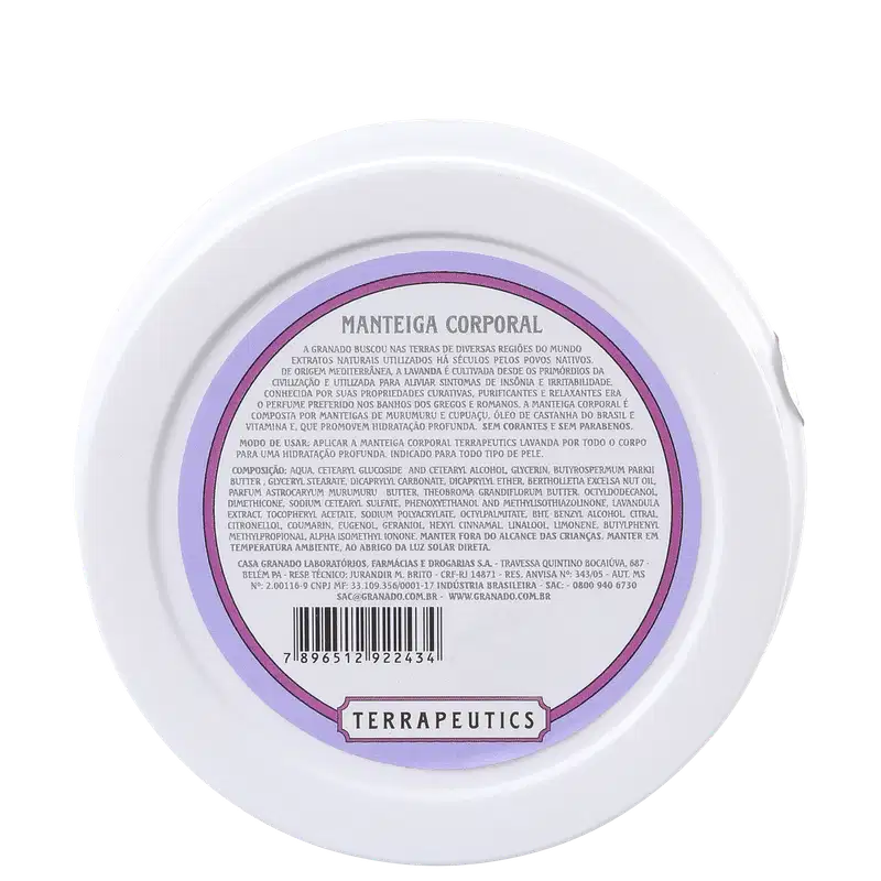 Granado Terrapeutics Lavanda - Manteiga Hidratante Corporal 200g