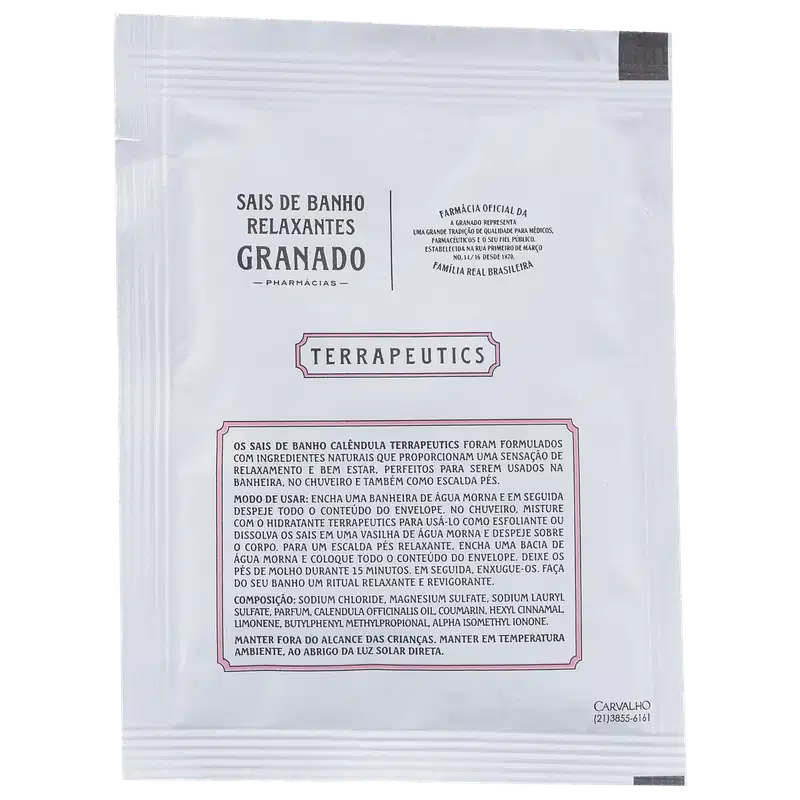 Granado Terrapeutics Relaxantes Calêndula - Sais de Banho 5x16g