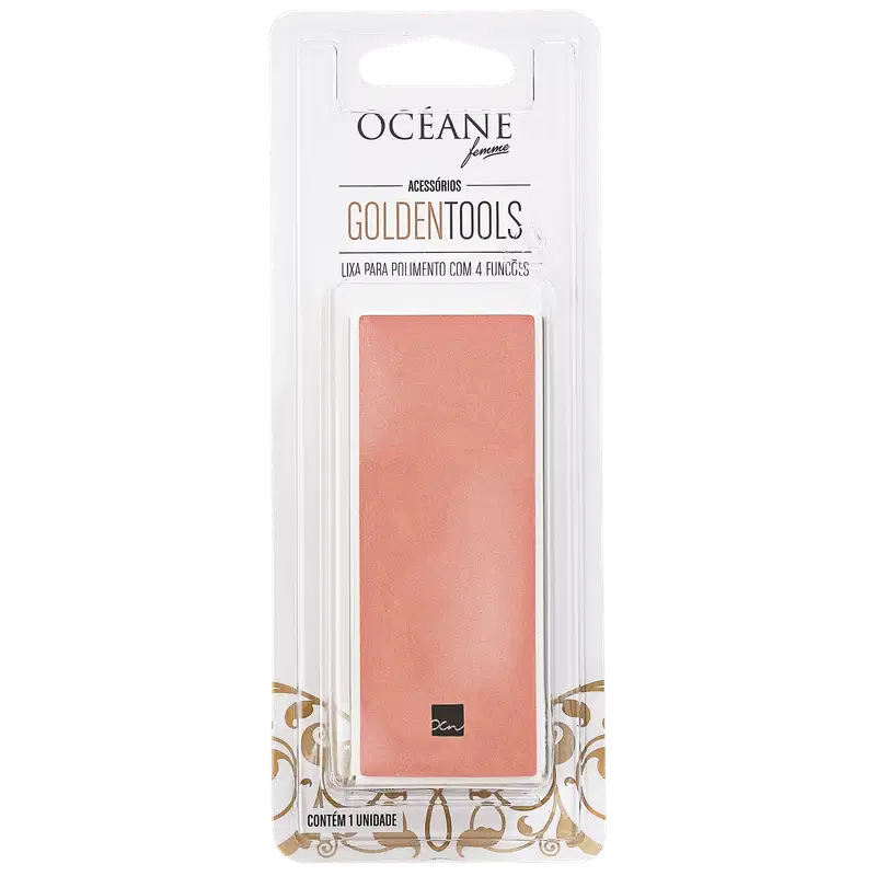 Océane Golden Tools para Polimento 4 Funções - Lixa de Unha