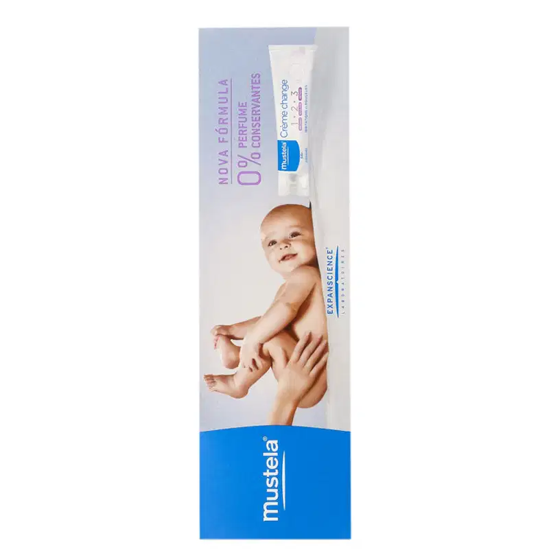 Mustela Bébé Creme Vitaminado Preventivo 123 - Creme para Assaduras 55g