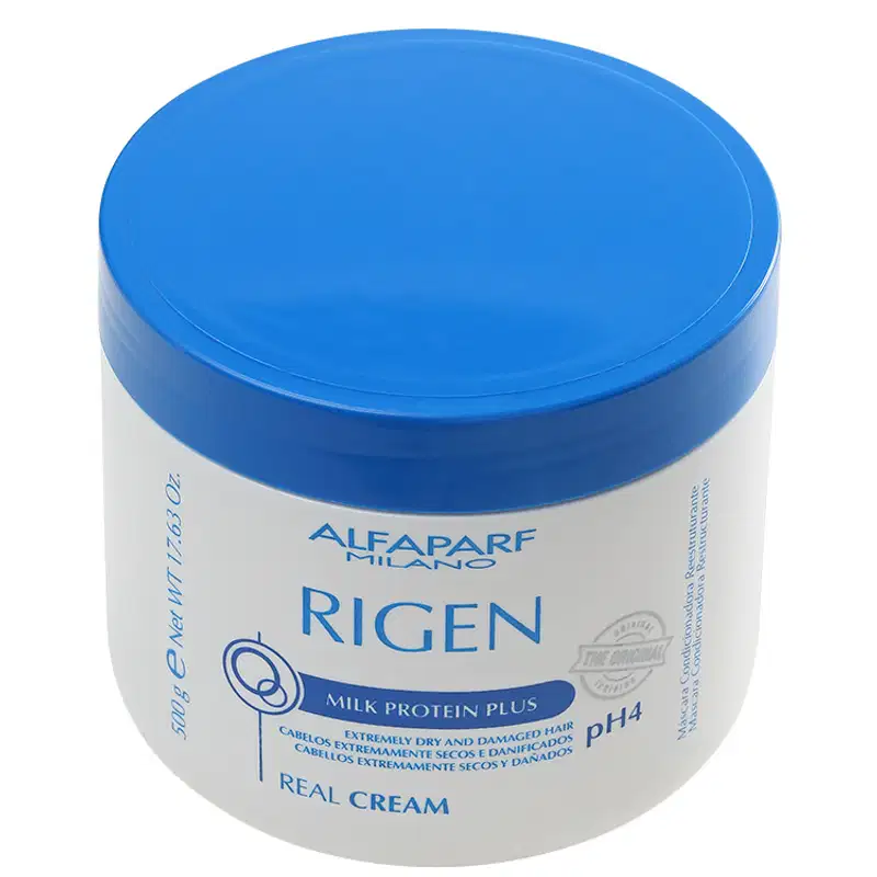 Alfaparf Rigen Milk Protein Plus Real Cream - Máscara Capilar 500g